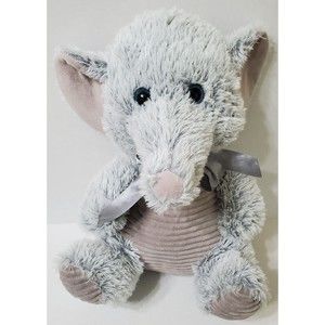 Dan Dee Large Gray Elephant Plush Stuffed Animal Toy Soft 20"